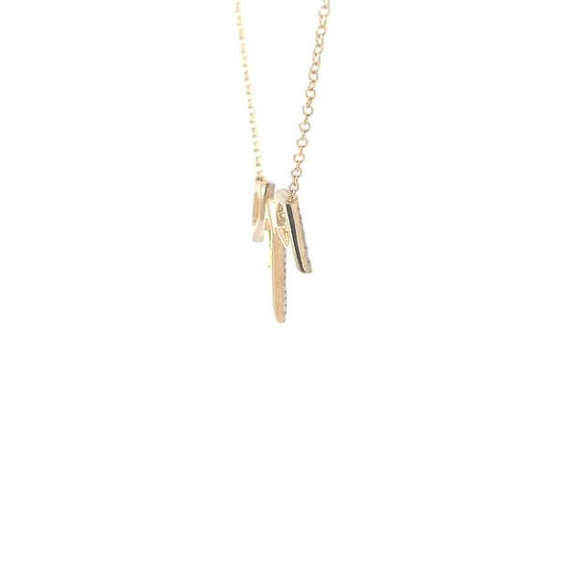 Yellow Gold Diamond Statement Necklace
