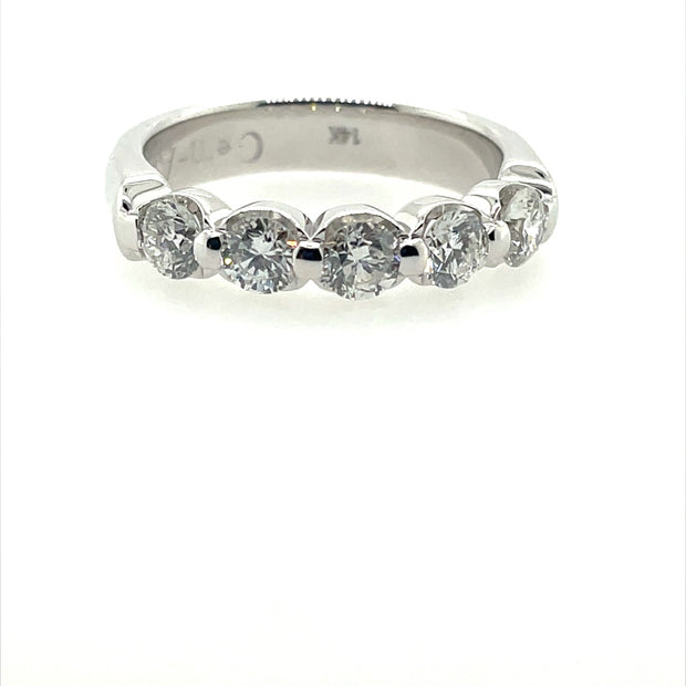 White Gold Diamond Band