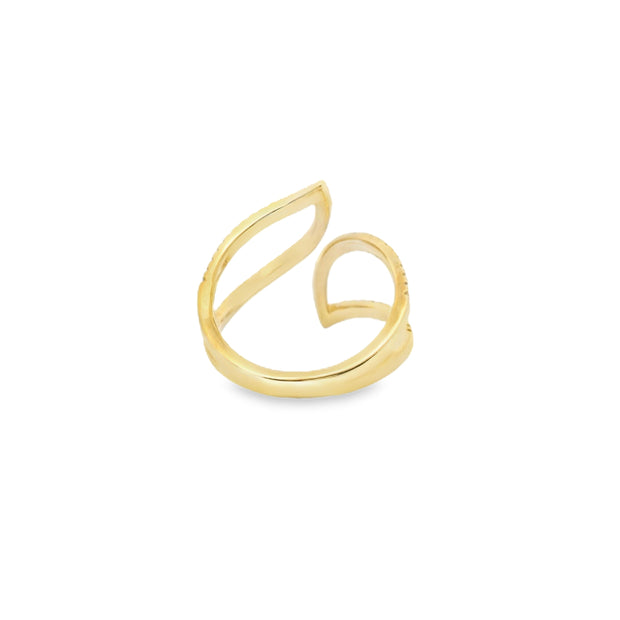 Diamond Pave Wrap Ring