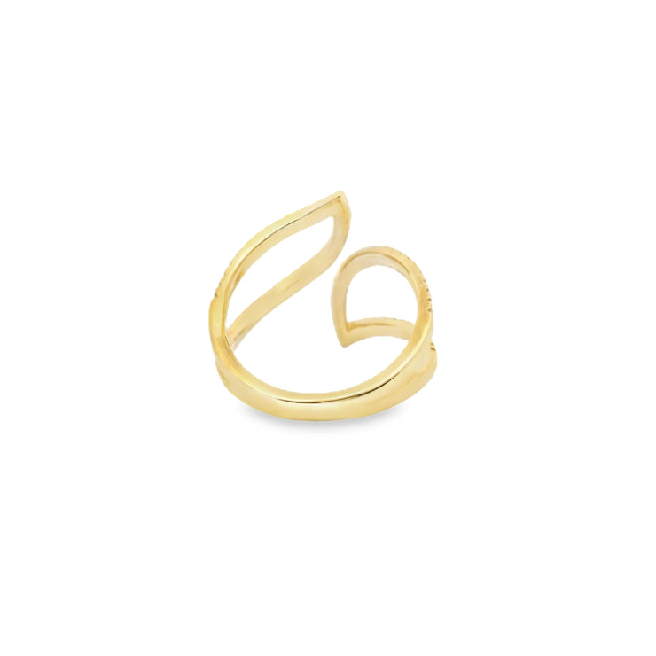 Diamond Pave Wrap Ring