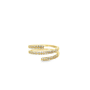 Diamond Pave Wrap Ring