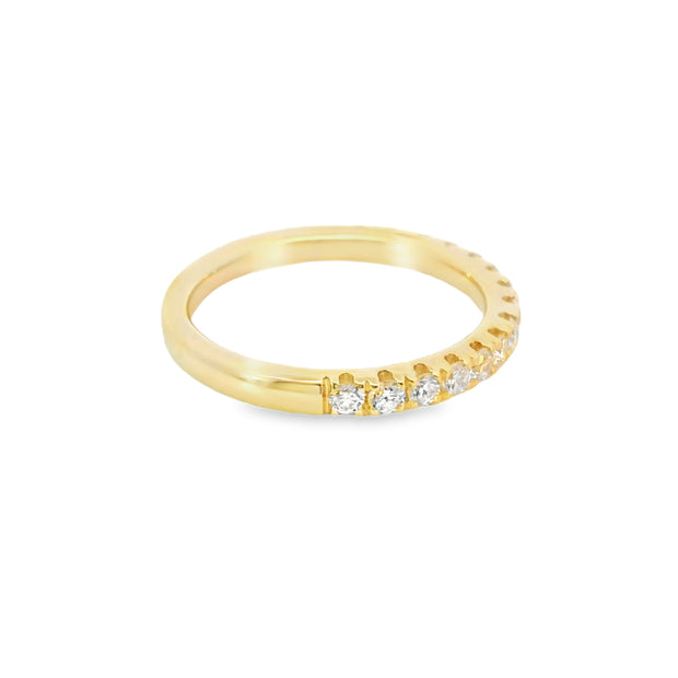 Yellow Gold Diamond Band