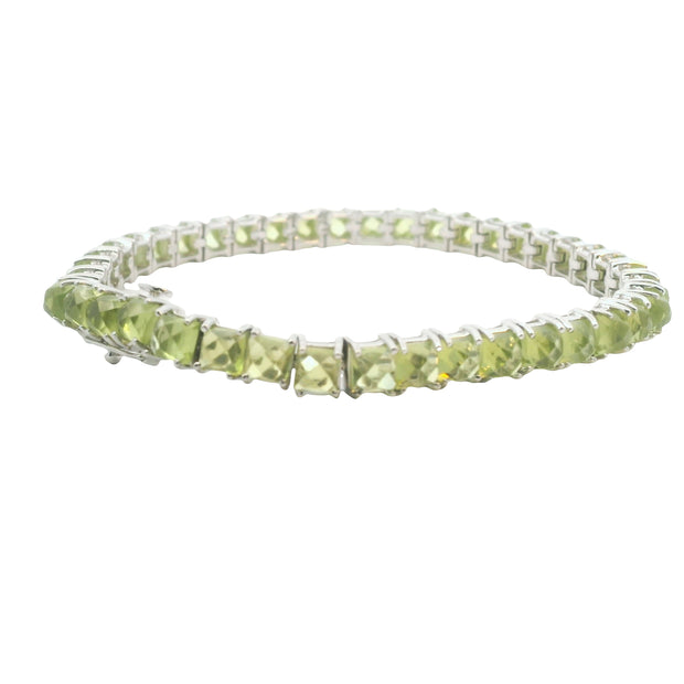 Peridot Tennis Bracelet