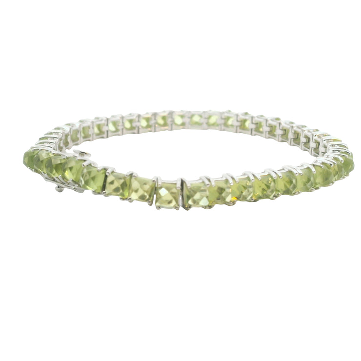 Peridot Tennis Bracelet