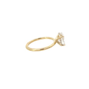 14 Karat Yellow Gold Lab Grown Engagement Ring