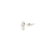 Bow Studs with Diamond Centers
