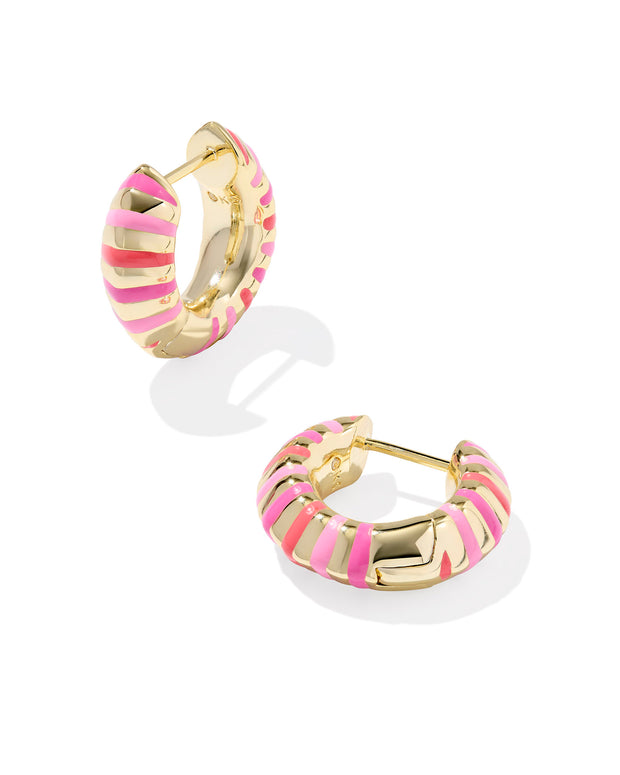 Kendra Scott Mikki Enamel Huggie Earrings