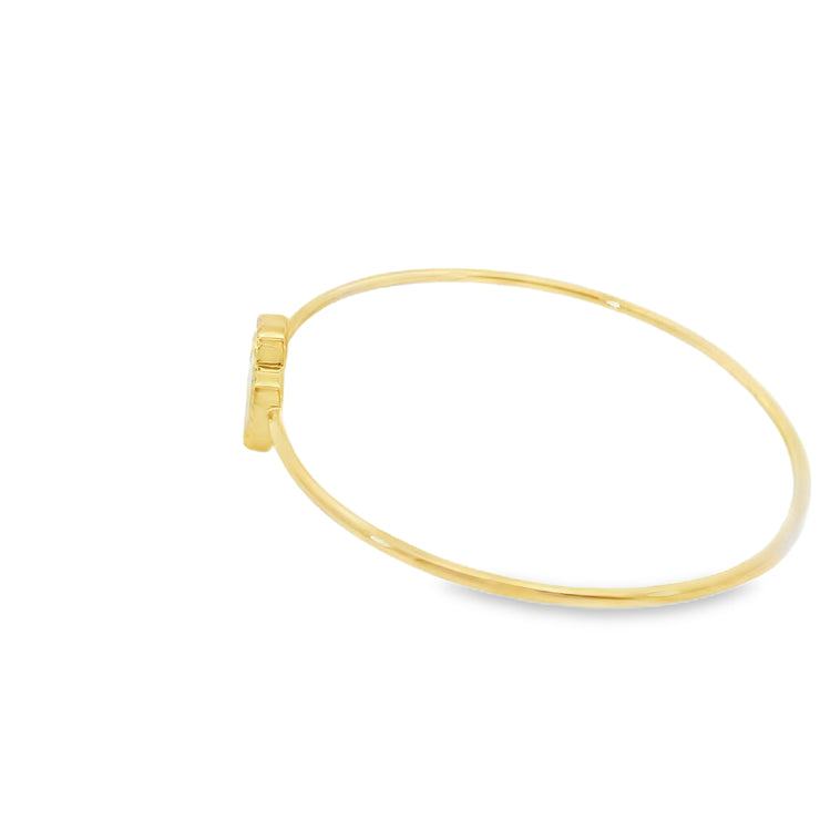 Mother of Pearl Clover Bangle