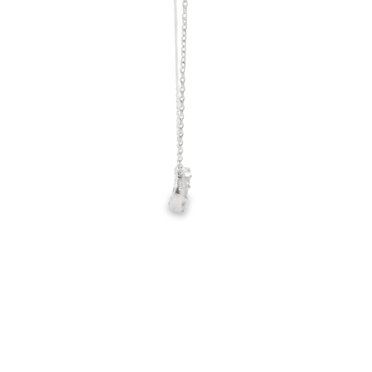 Diamond Pave Moon Pendant