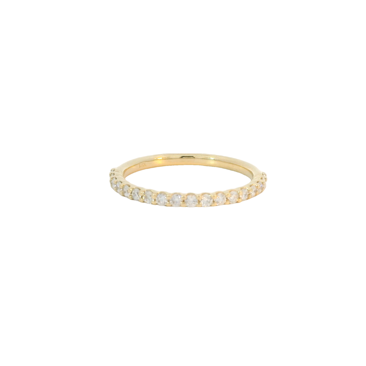Yellow Gold Diamond Band