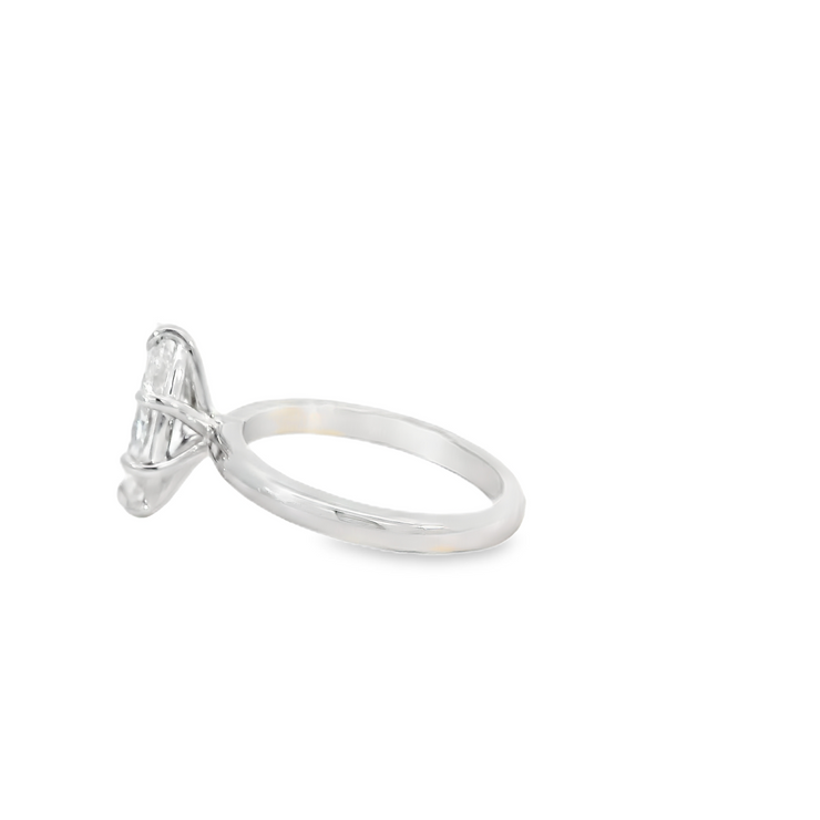 Lab Grown Marquise Engagement Ring