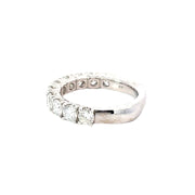 2.10 CT White Gold Lab Grown Diamond Band