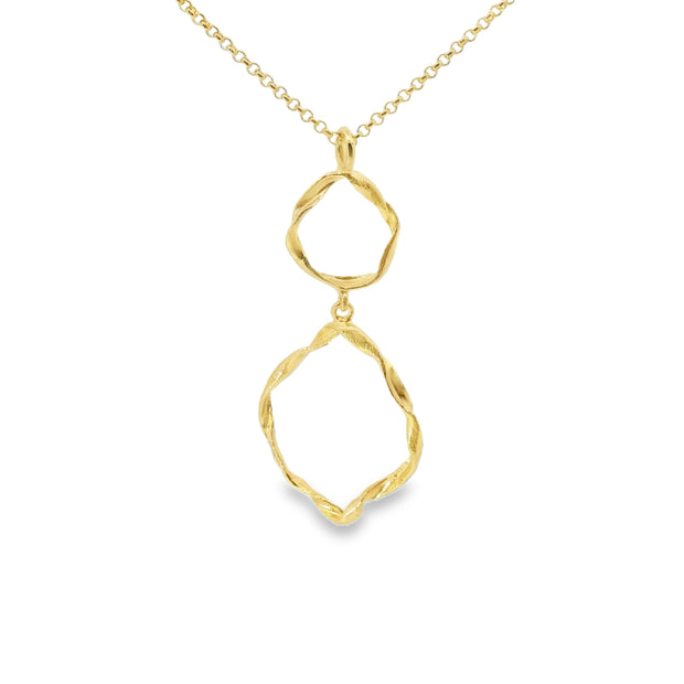 Jorge Revilla Vermeil Twist Pendant
