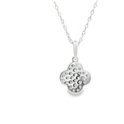 Diamond Pave Clover Pendant