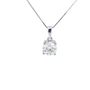 Lab Grown Diamond Solitaire Necklace
