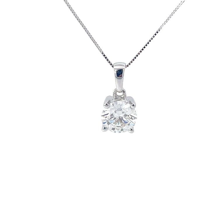 Lab Grown Diamond Solitaire Necklace