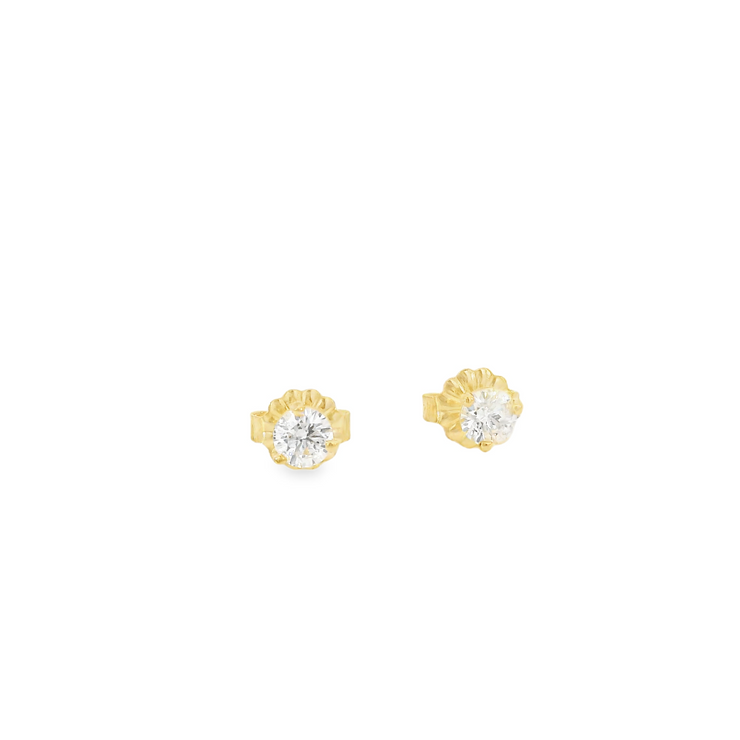 0.40 Diamond Solitaire Earrings
