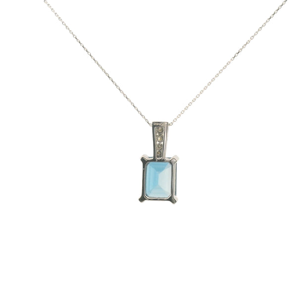 Blue Topaz Pendant