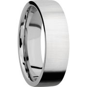 14K White Gold + Crosssatin Finish