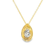 Salt and Pepper Diamond Pendant