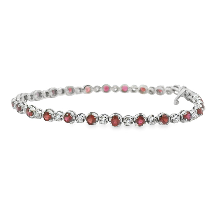 Ruby and Diamond Bracelet