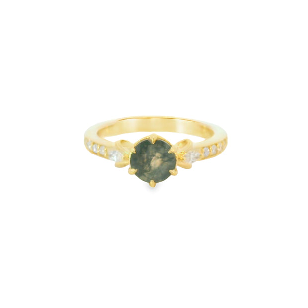 Moss Agate Ring