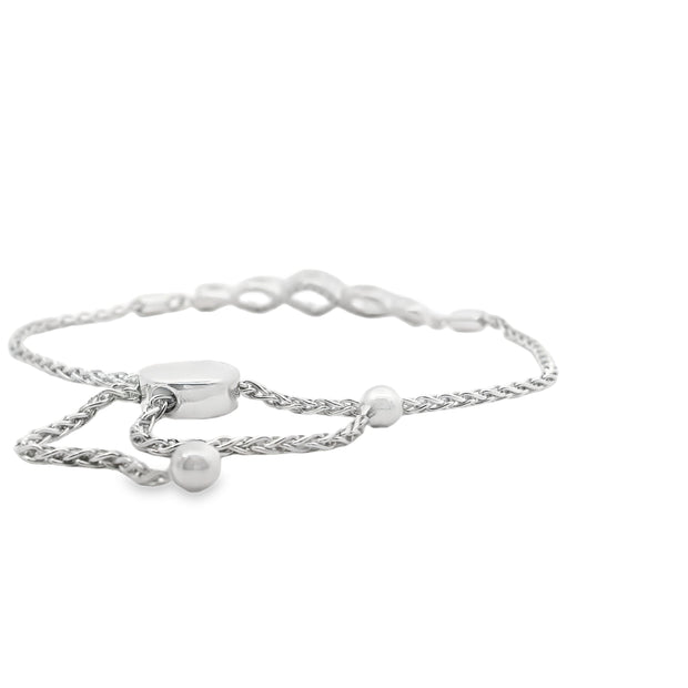 Diamond Infinity Lariat Bracelet