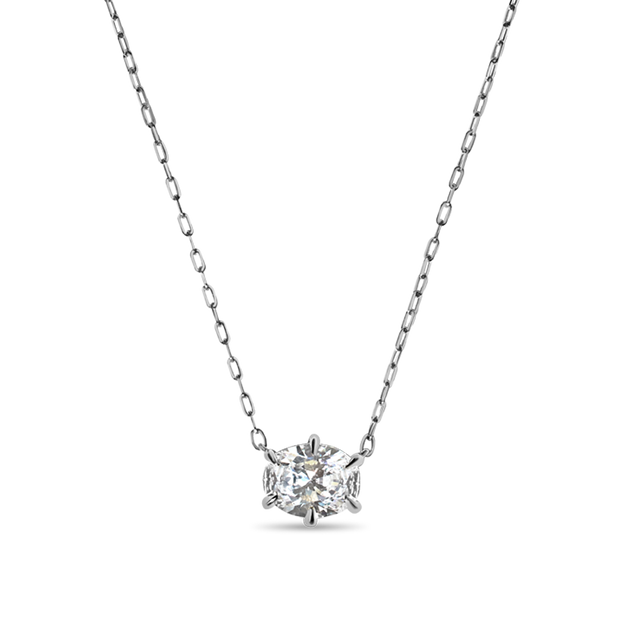 14K White Gold Platinum