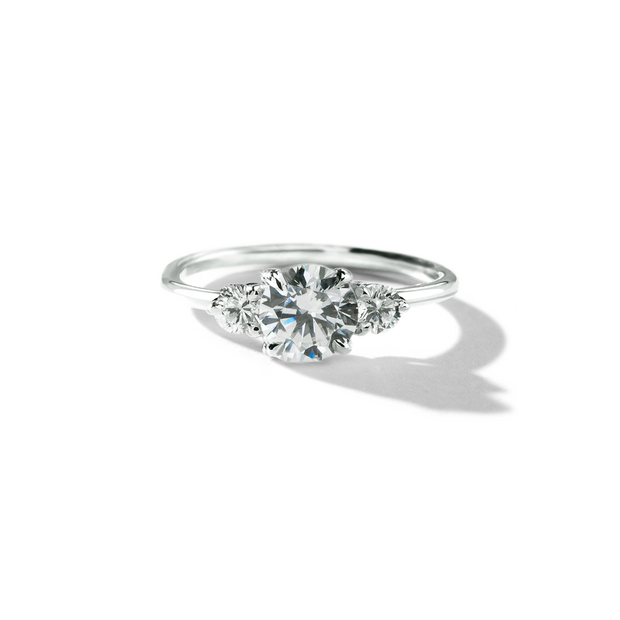 Three Stone Engagement Ring