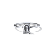 Hidden Halo Engagement Ring