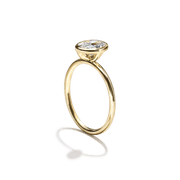 Bezel Set Engagement Ring